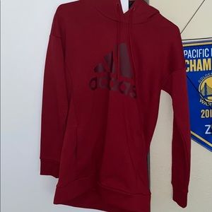 red adidas hoodie - NWT